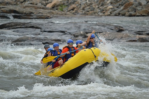 Afternoon White Water Rafting, Spa & Dinner
