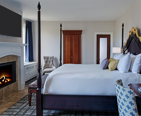 Estate Fireside Guestroom